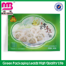 Fashionable bespoke biodegradable strong airtight high barrier packing bags for frozen food